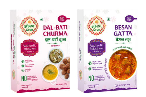 Dal Bati Churma (Combo) & Besan Gatta