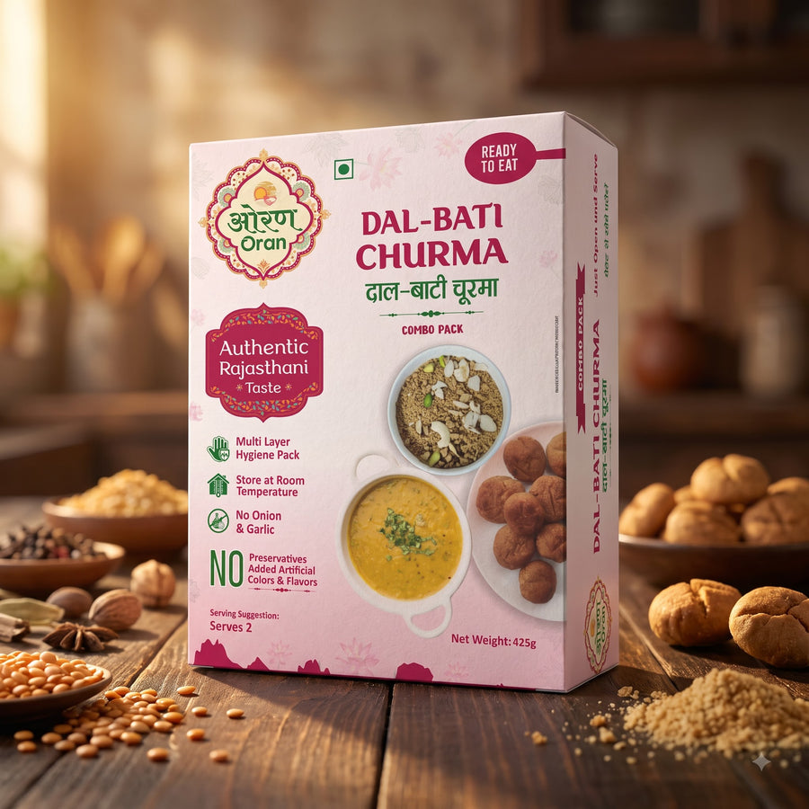 Dal, Bati Churma (Combo)