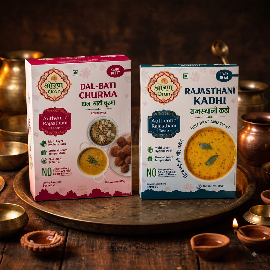 Dal Bati Churma (Combo) & Rajasthani Kadhi